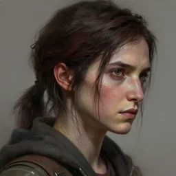 ellie last of us closeup dd fantasy intricate elegant highly detailed digital painting artstation concept art matte sharp foc - h 6 4 0 - c 1 1. 0