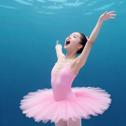 a marine screaming while wearing a pink tutu