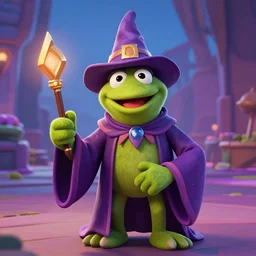 bippadotta from the muppets as a wizard, in fortnite
