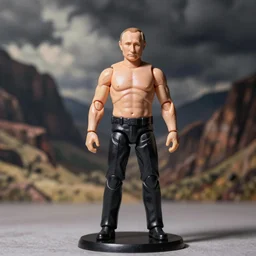 Vladimir Putin shirtless action figure, mint condition