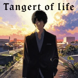 album cover art for tangent line of life akihiko yoshida
