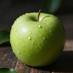 a beautiful photo of a green apple