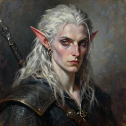 an close up oil drawing of a gipsy tiefling in style of witcher, renaissance painting, art by anders zorn, wonderful masterpiece by greg rutkowski, expressive brush strokes, beautiful cinematic light, american romanticism by greg manchess, jessica rossier fantasy art, concept art, official art, hd mod