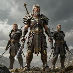 war of the gods physical based render, cinematography, octane, photorealistic, gorgeous, symmetrical, unreal engine, realistic, photo, 8k, detailed, high resolution