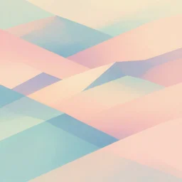 geometric background landscape art with beautiful and stunning pastel color palette