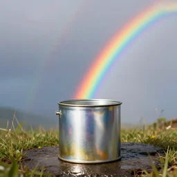 the pot of tin at the end of the rainbow