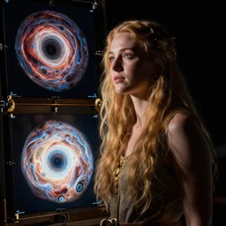 goddess of hubble space telescope images by josephine wall, dramatic lighting, trending on art station