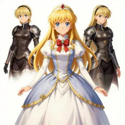 elegant princess school girl. misa amane. battle angel alita. by rembrandt 1 6 6 7, illustration