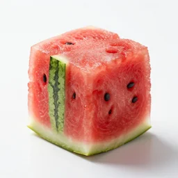 watermelon in the shape of a cube