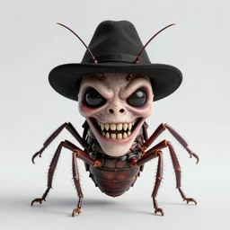 8 k headshot of scary godlike cockroach man with black phrygian cap made of shadow by craig mullins, ilya kuvshinov, krenz cushart, epic, artgerm trending on artstation by edward hopper and dan mumford and wlop and rutkovsky, beksinski carl spitzweg moebius and tuomas kocar, intricate artwork by caravaggio,