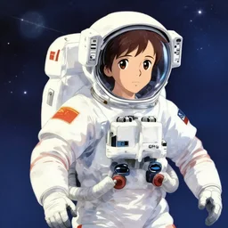 emma watson light novel illustration as an astronaut by makoto shinkai