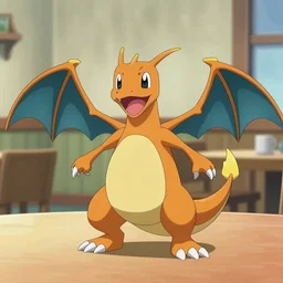 portrait of a dragonair at a table happiness is temporary uno