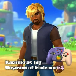 “Kanye as Link in Ocarina of Time, nintendo 64”