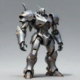concept art of a robot warrior. by cho yonghee.