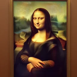 Mr. Bean as the Mona Lisa by Leonardo da Vinci