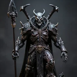 necron lord, face, grimdark