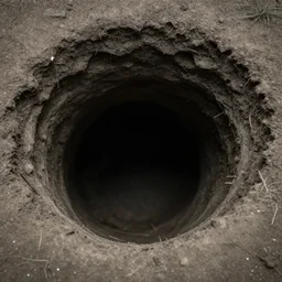 down in a hole