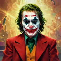 symmetry!! stunning portrait of joaquin!!! phoenix!!! as the joker, by victo ngai, kilian eng vibrant colors, dynamic lighting, digital art, winning award masterpiece, fantastically beautiful, illustration, aestheticly inspired by beksinski and dan mumford, upscale with simon stalenhag work, artstation, 8 k
