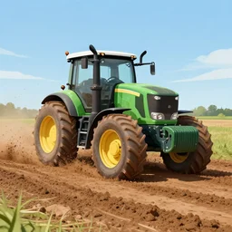 🚜 speeding in mud