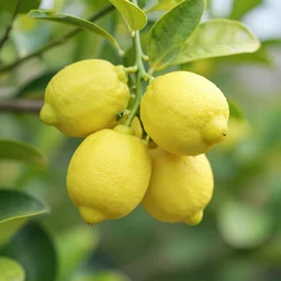close up shot of a lemon tree