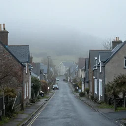 Foggy town
