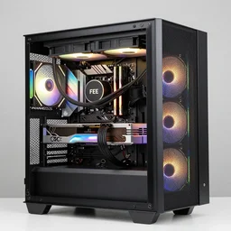 the ultimate liquid cooled gaming pc, rgb