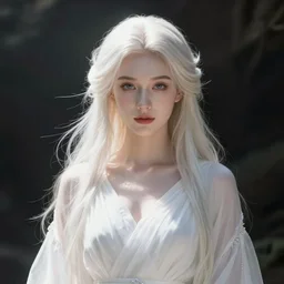 goddess, pale, holy, gorgeous, white dress Daz 3D, high fantasy