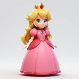 a portrait of princess Peach, concept art, trending on artstation 3D.