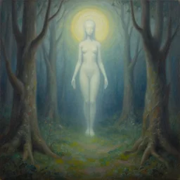 the realm of mystical latency, surrealism, oil on canvas, high detail, artstation