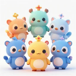 The Zodiacs as cute creatures, digital art, featured on artstation, ultra high details, ultra realistic, ultra cute, aesthetic!!!