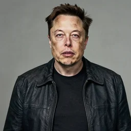 elon musk as a dirty hobo