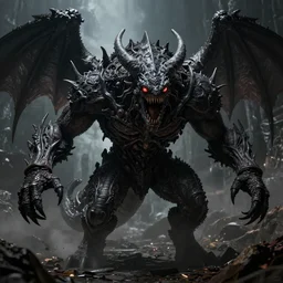a world devourer meeting his match, 4k, artstation, twilight zone, detailed, cinematic, black, grim, kinemacolor, high-res, highly detailed, atmospheric, dark