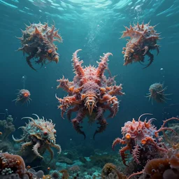 creatures infusion deeplearning images underwater astrophotography screenshotsaturday luscious contemporaryart kaur fractal submerged [... ] natgeo fractal apocalyptic illustration groundwater venetian