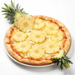 pineapple wrapped in a pizza