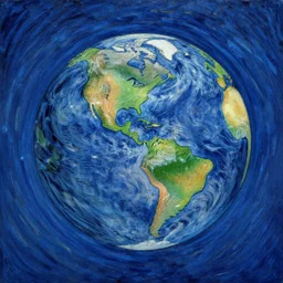 Planet Earth, by Van Gogh