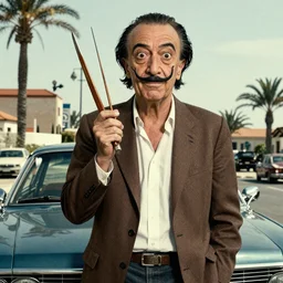Money heist movie by Salvador Dali