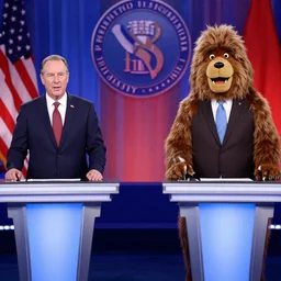 cspan footage of presidential debate between comancho and shaggy
