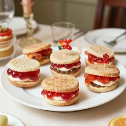 creatively designed jell - o sandwiches on display for a dinner party, hi - res photo, 1 9 6 5