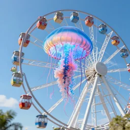 jellyfish ferris wheel, cfg = 1 0