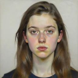 high quality high detail painting by lucian freud, hd, portrait of liv tylor, photorealistic lighting