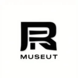 logo of a modern art museum, high-quality, minimalist, vector art.