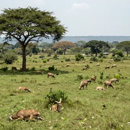 large view of gashaka gumti national park nigeria