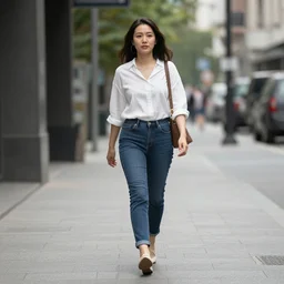 woman walking