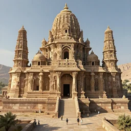 ancient indian civilization, realistic detailed digital art by maxwell boas jessica rossier christian dimitrov anton fadeev trending on artstation cgsociety rendered in unreal engine 4 k hq