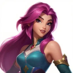 still of pretty Lux (League of Legend) close up in KDA More music video. 3d render, octane render, game art, realistic, highly detailed, trending on artstation, 4k, trending on artstation, pixar, cgsociety, unreal engine 5, redshift render, trending on artstation, blender, behance, cg
