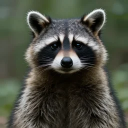 a raccoon dressed as neo from the matrix