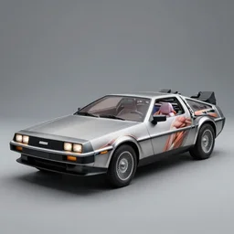 veiny muscles in the shape of a delorean s - 1 5 0