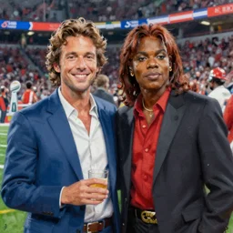 detailed painting of nathan fielder as janet jackson on the superbowl, sharp high quality