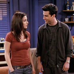 a scene from friends where joey and chandler become zombies