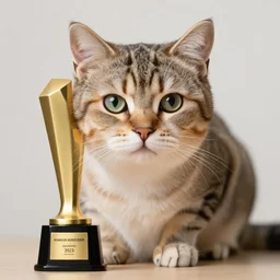 award winning photograph of a cat